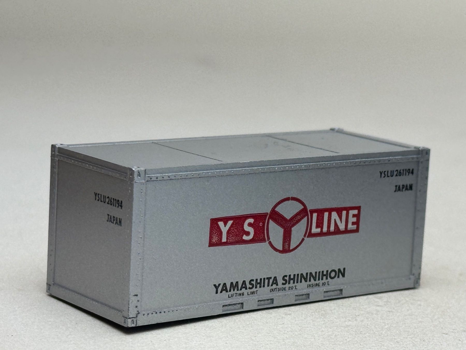 Modellini di ferrovie: EB- 20 Ft. Container YS Line – Usato da Elm venduto da Wikmtz