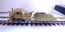 Gem Models Dampflok Messing mit Kohlewagen 0