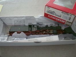 Fleischmann H0 - 413701 K - Dampflokomotive mit Tender - OVP
