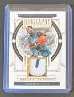 Andrew Wiggins 2023 National Treasures Game Worn Patch /25