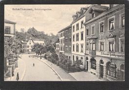 #Schaffhausen,Schützengraben,Rest. SChützengarten,gel. 1913