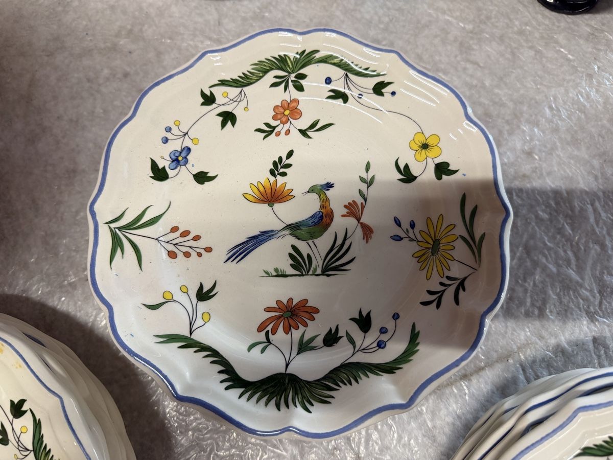 Assiettes: Schönes Tellerset Oiseaux de Paradis – D'occasion à Plasselb par MatthD 4