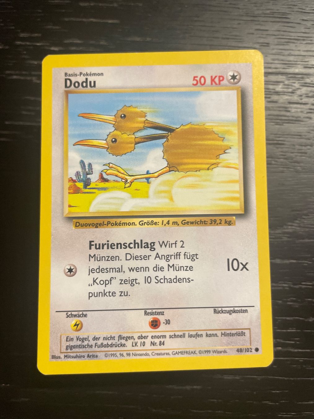 Pokémon Carte collezionabili: Pokemon Dodu base set 48/102 DE – Usato da Hugelshofen venduto da Suimosa