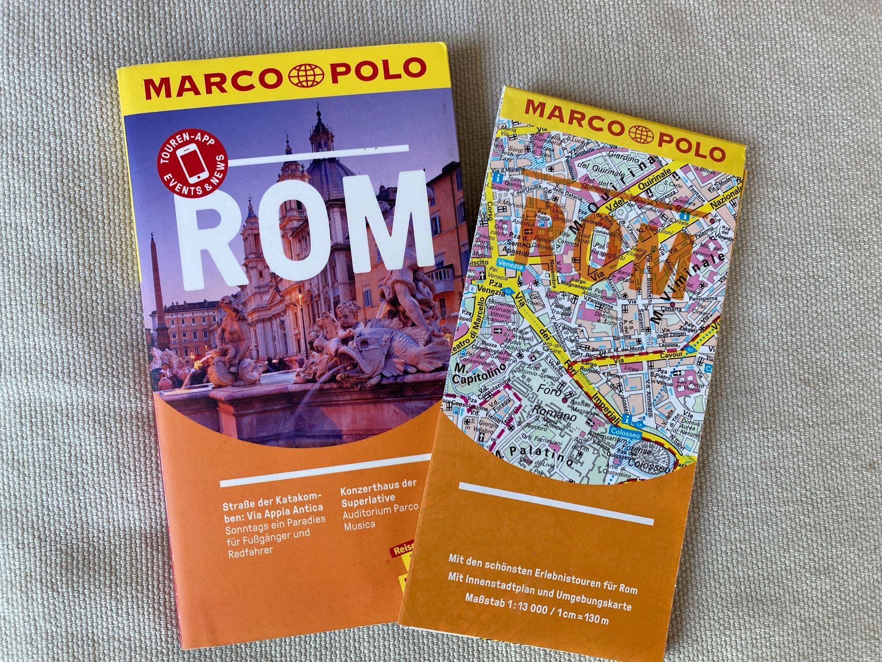 Bücher: Marco Polo, Reiseführer Rom, 2017, mit Karte – Gebraucht aus Baden von Yoyo1 1