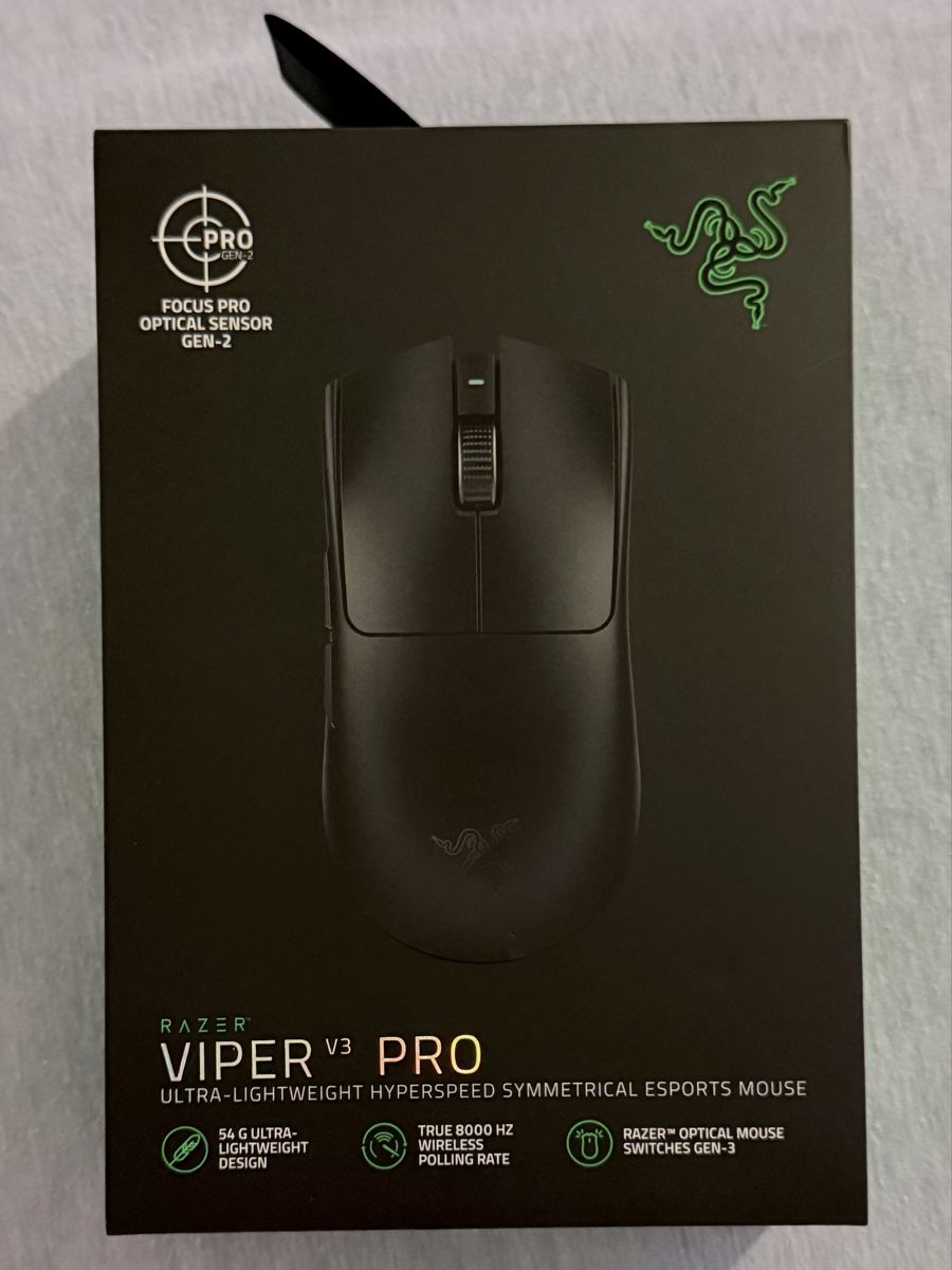 Razer Mouse: Razer Viper V3 Pro – Nuovo e nell'imballaggio originale da Kriens venduto da arjin_dgn