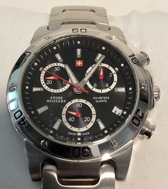 ETA 21A Swiss Quartz Armbanduhr mit original Box (D