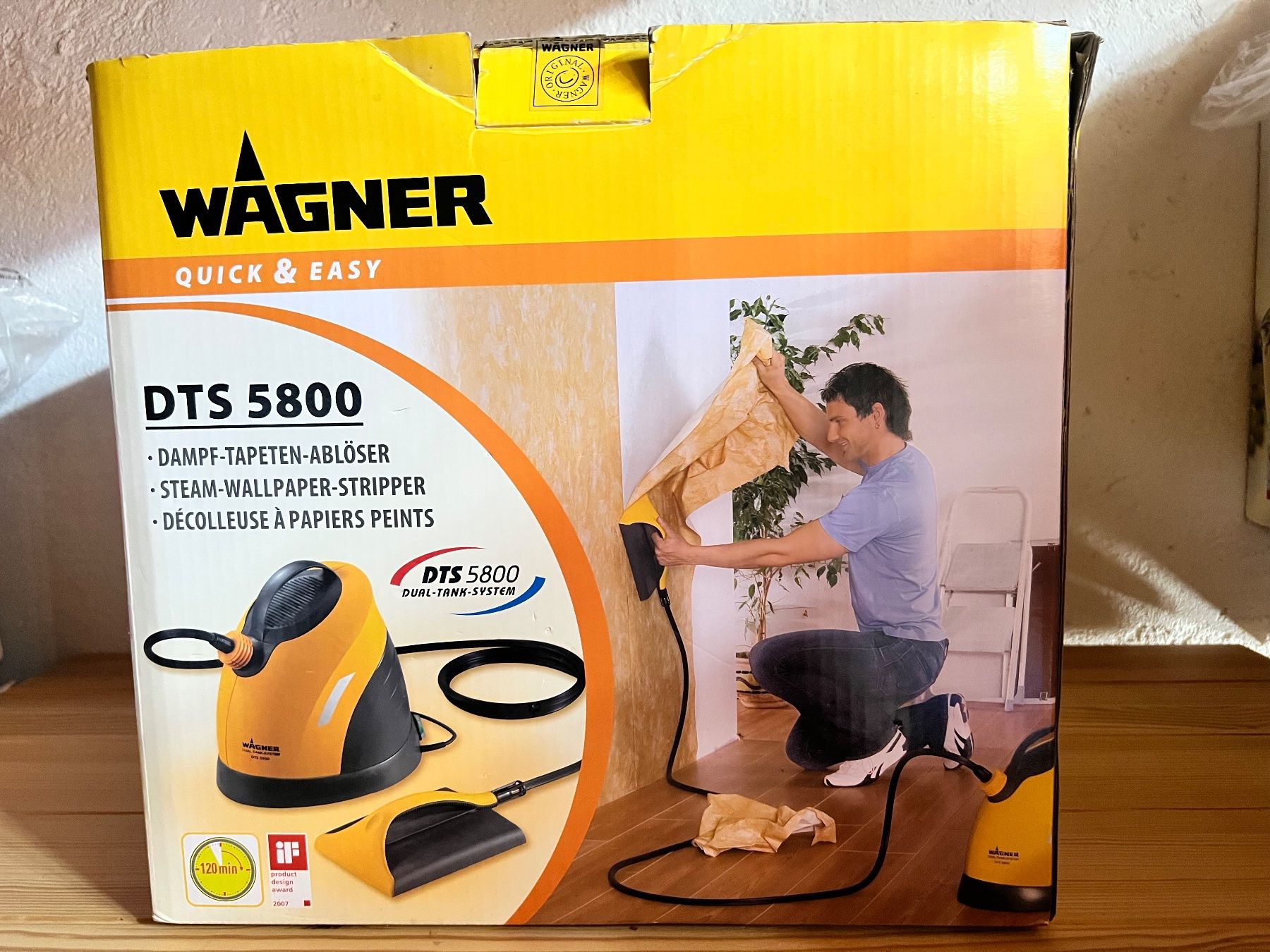Wagner Pulitori a vapore: DTS 5800 Dampf - Tapetenablöser – Usato da Bern venduto da No1e 6