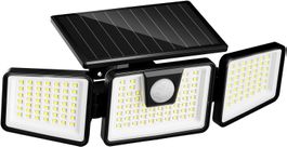 Solarleuchte Außen 156 LED mit Bewegungsmelder IP65 360°