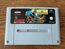 Snes Modul - Tim und der Sonnentempel - wie Neu