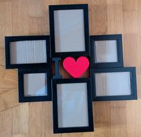Cadre noir "J'aime" pour 6 photos