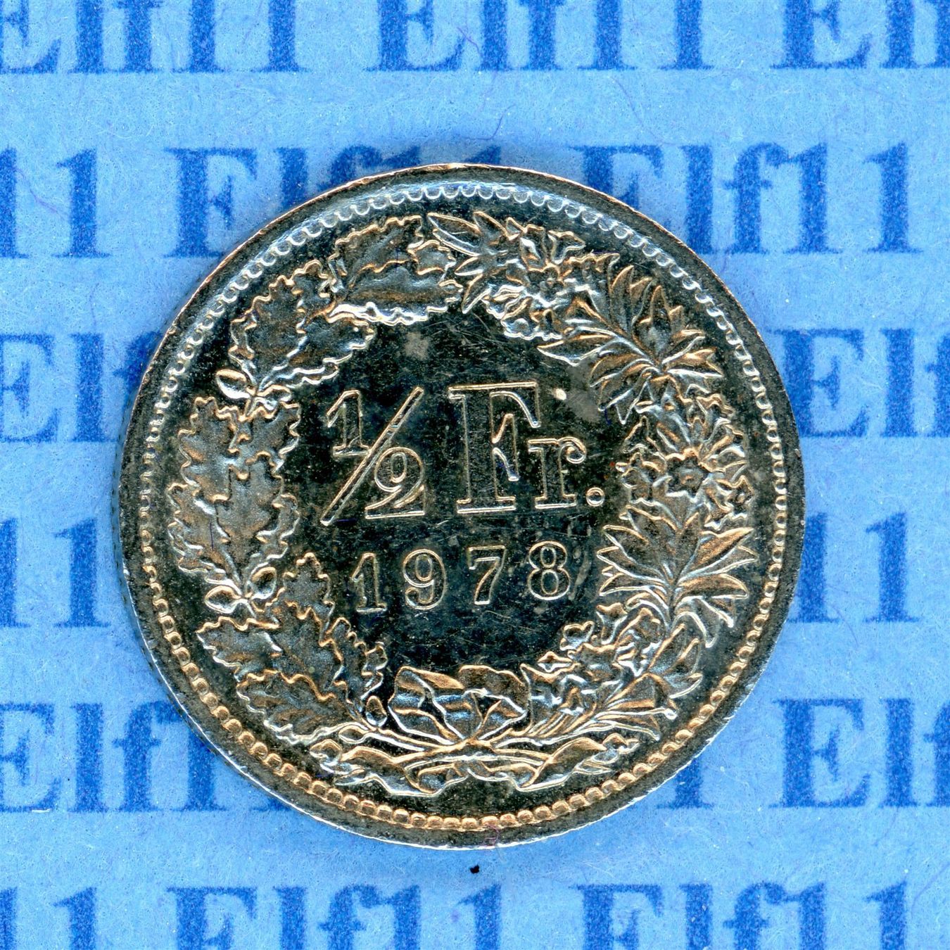 Tutti le monete: CHF___0.50 1978 -vz 50 Rappen – Usato da Widnau venduto da Elf11