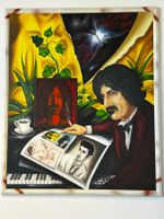 Gemälde Frank Zappa / From Station to Station H.P. Alt 1999
