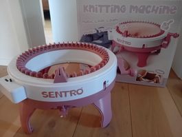 Strickmaschine Sentro pink defekte Wollführung