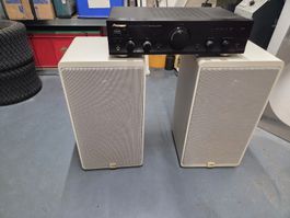 Lautsprecher Canton Karat 40 mit Pioneer Verstärker Set