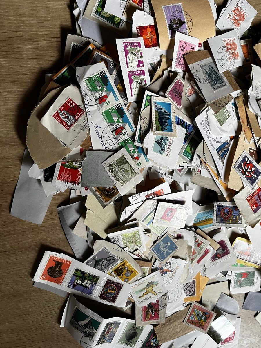 Tutti i francobolli: Schweizer Briefmarken ungelöst – Usato da Villigen venduto da Manometer 2