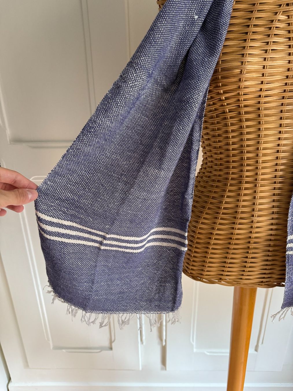 Foulard & Sciarpe: Schal Tuch blau-weiss – Usato da Zürich venduto da Diazaio 1