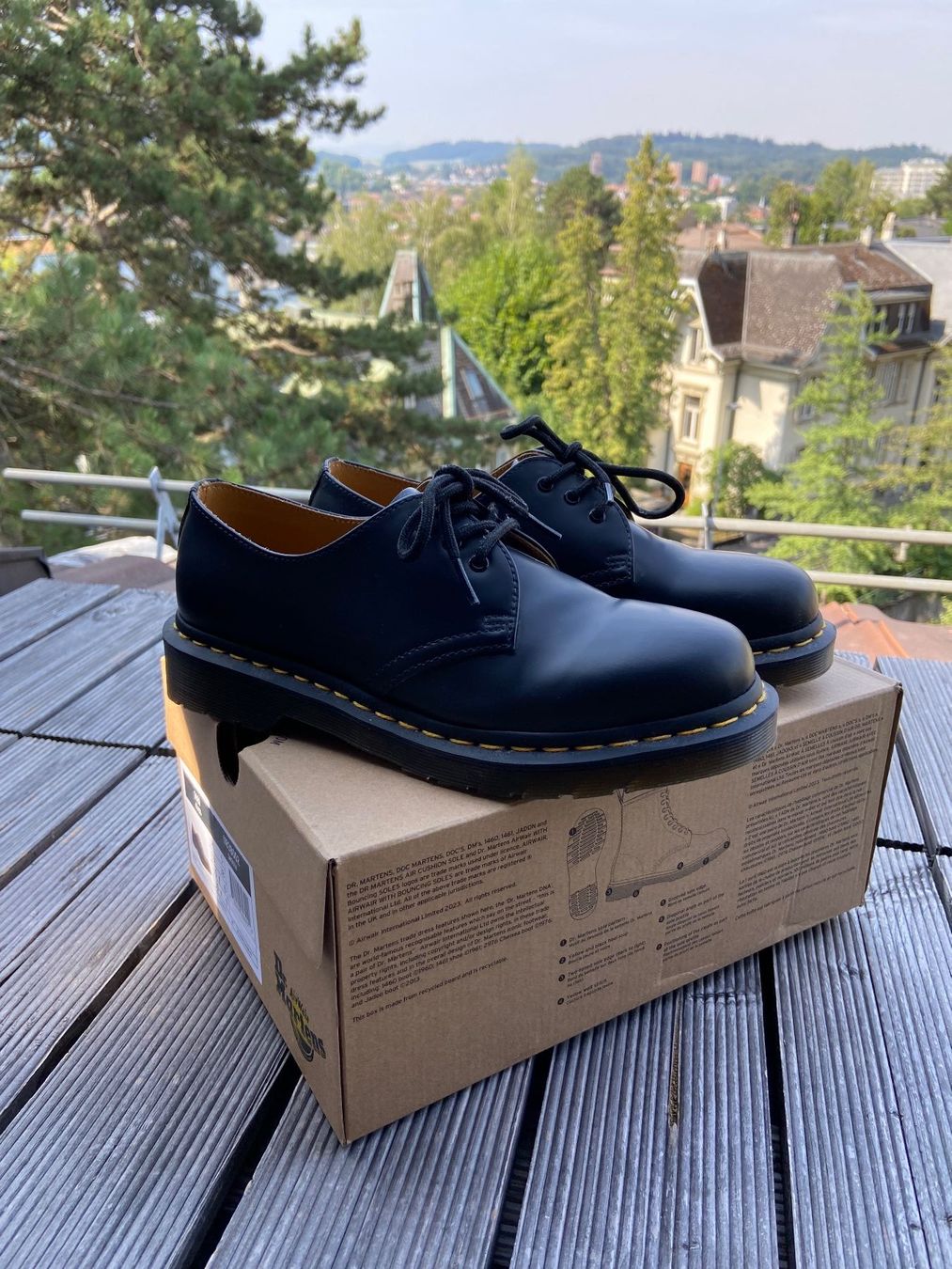 Dr. Martens Scarpe da donna: Dr. Martens 1461, Docs, schwarz, Gr. 38, wie neu – Nuovo e nell'imballaggio originale da Bern venduto da ann_kcv7