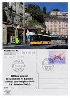 Neuchâtel Ecluse Letzttag Post Postauto Mercedes O530 Citaro