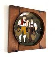 2 Appenzeller,  Hinterglasmalerei „Bödeli“