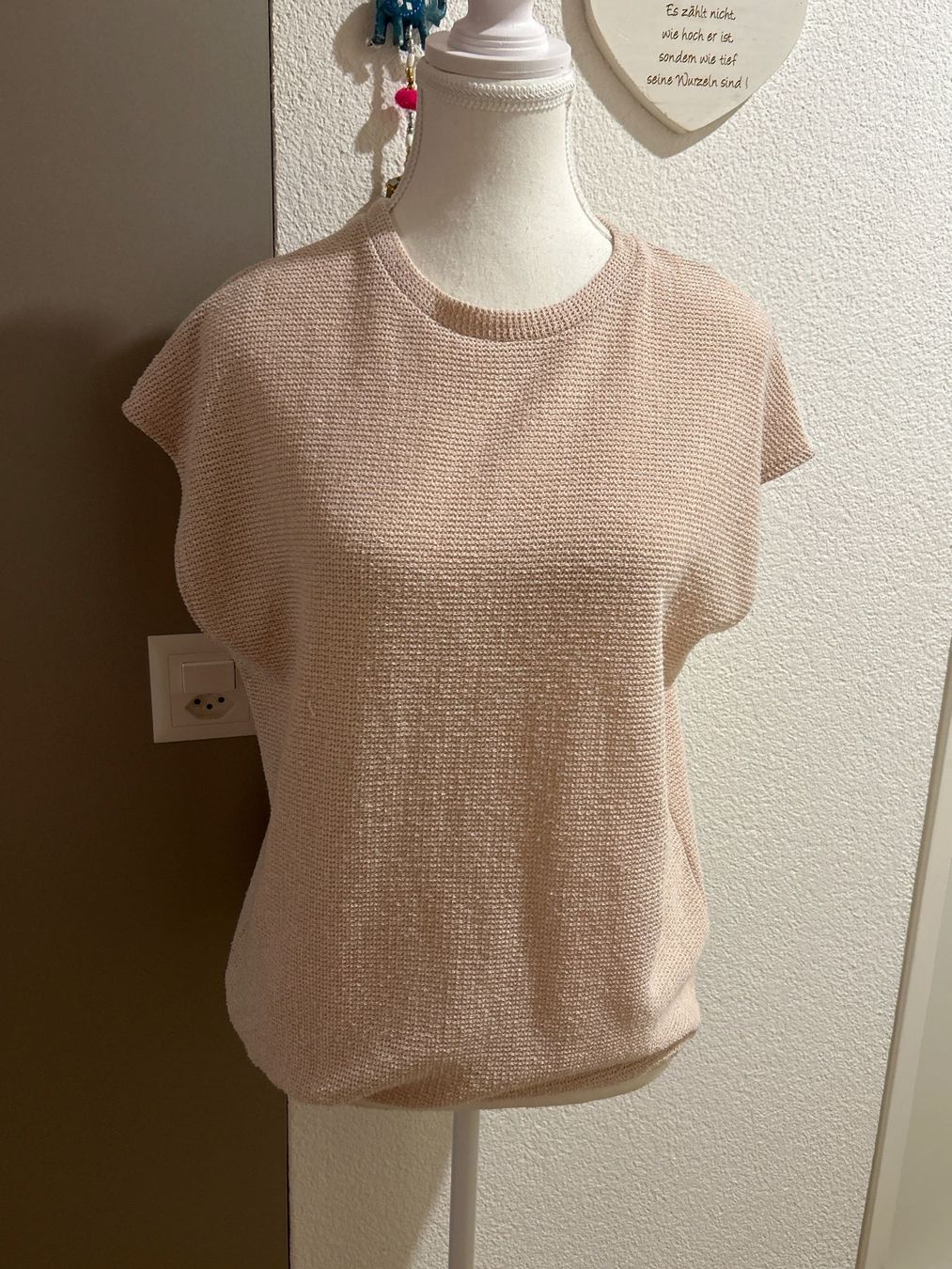 Pulls & Sweat-shirts: Damen kurzarm Pulli lachs/rosa  Gr. M mit Gummizug – Neuf (Voir description) à Brunnen par Nala2929