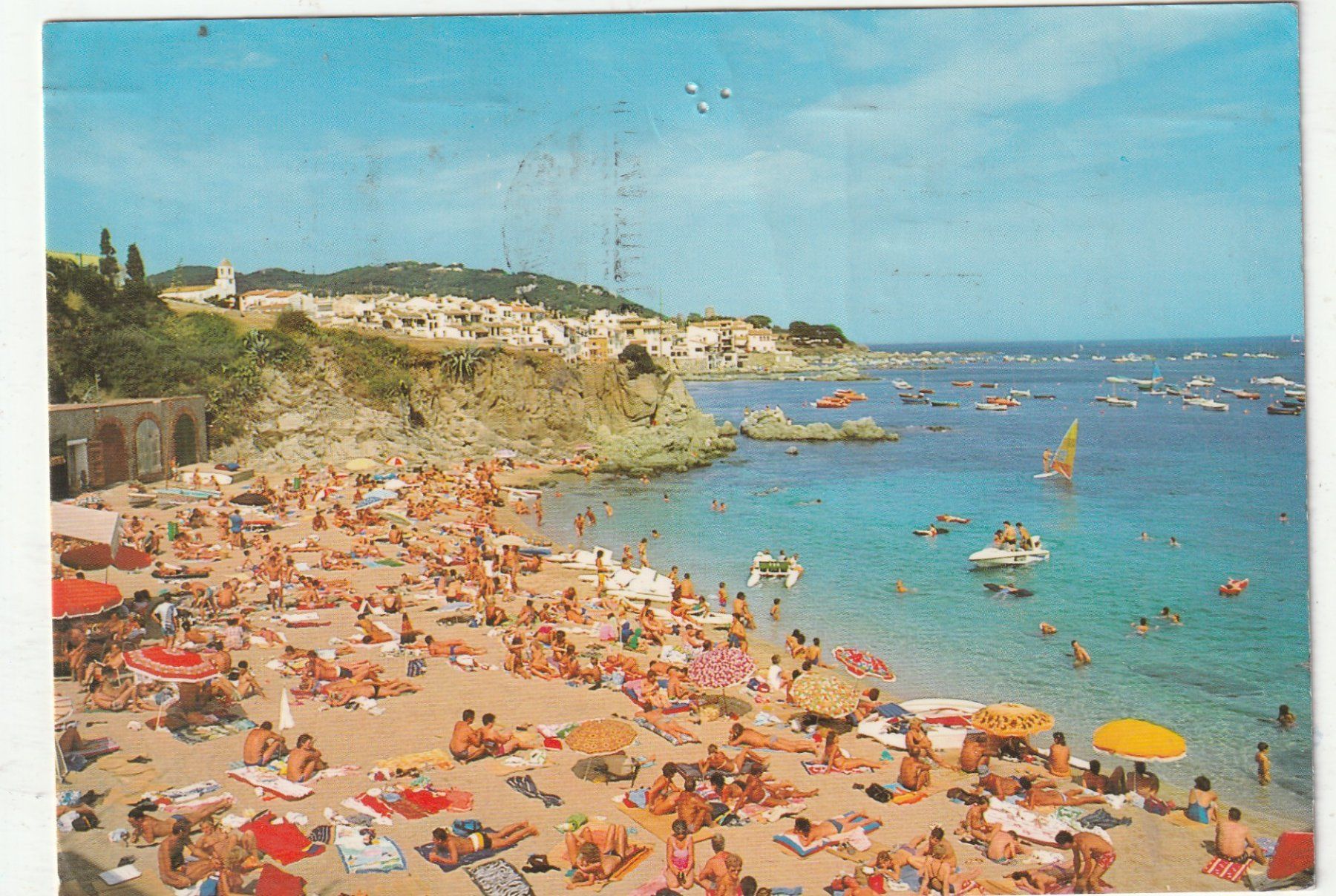 Ansichtskarten: Strand am Costa Brava – Gebraucht aus Lumbrein von made02