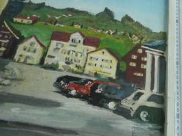 Originales Ölgemälde, signiert, RIEDEN SG, Kunst