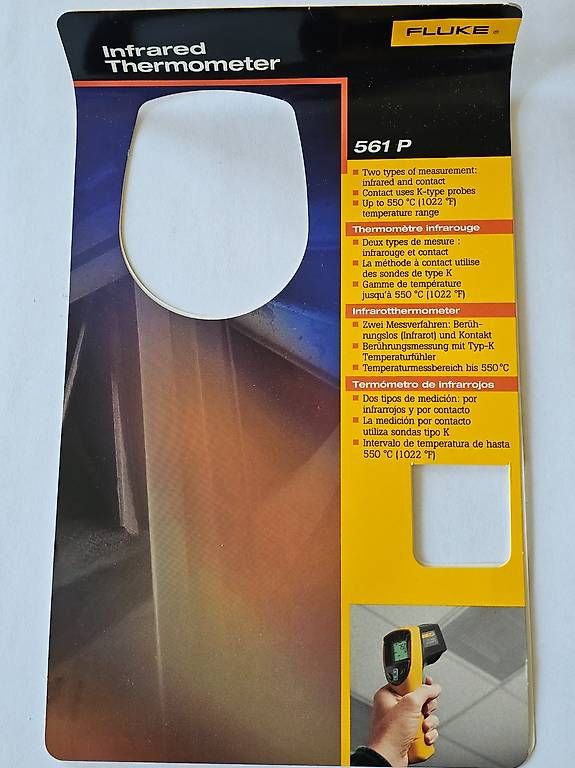 Altro per la casa: FLUKE 561 Infrared and Contact Thermometer – Usato da Lausanne venduto da ale_6c5g 3