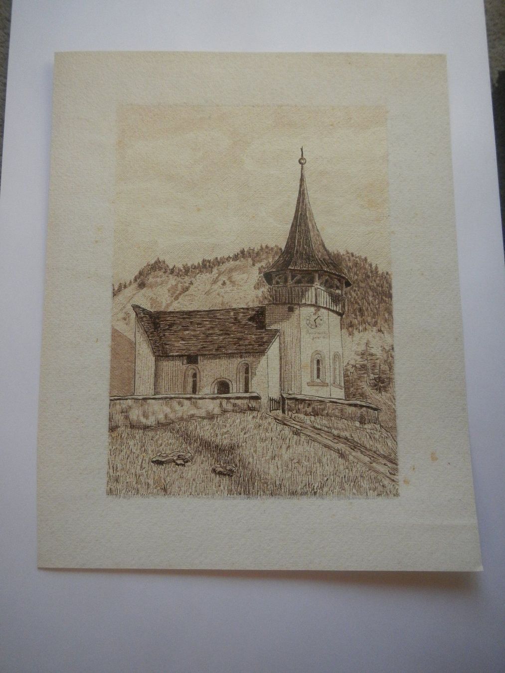 Foto & Immagini: Bild Kirche ohne Rahmen – Usato da Bronschhofen venduto da happynews2018