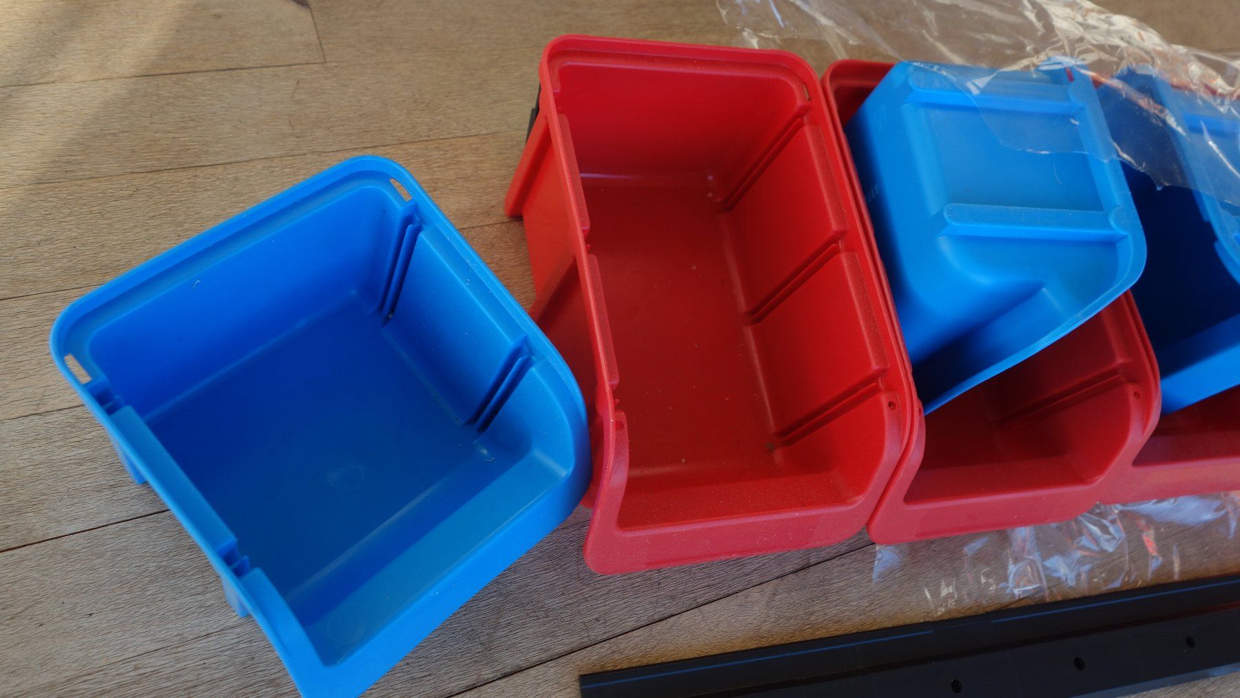 Contenitori & Simili: Sichtlagerkästen Sortierboxen Stapelboxen Set – Usato da wolfhausen venduto da dynamik1971 1