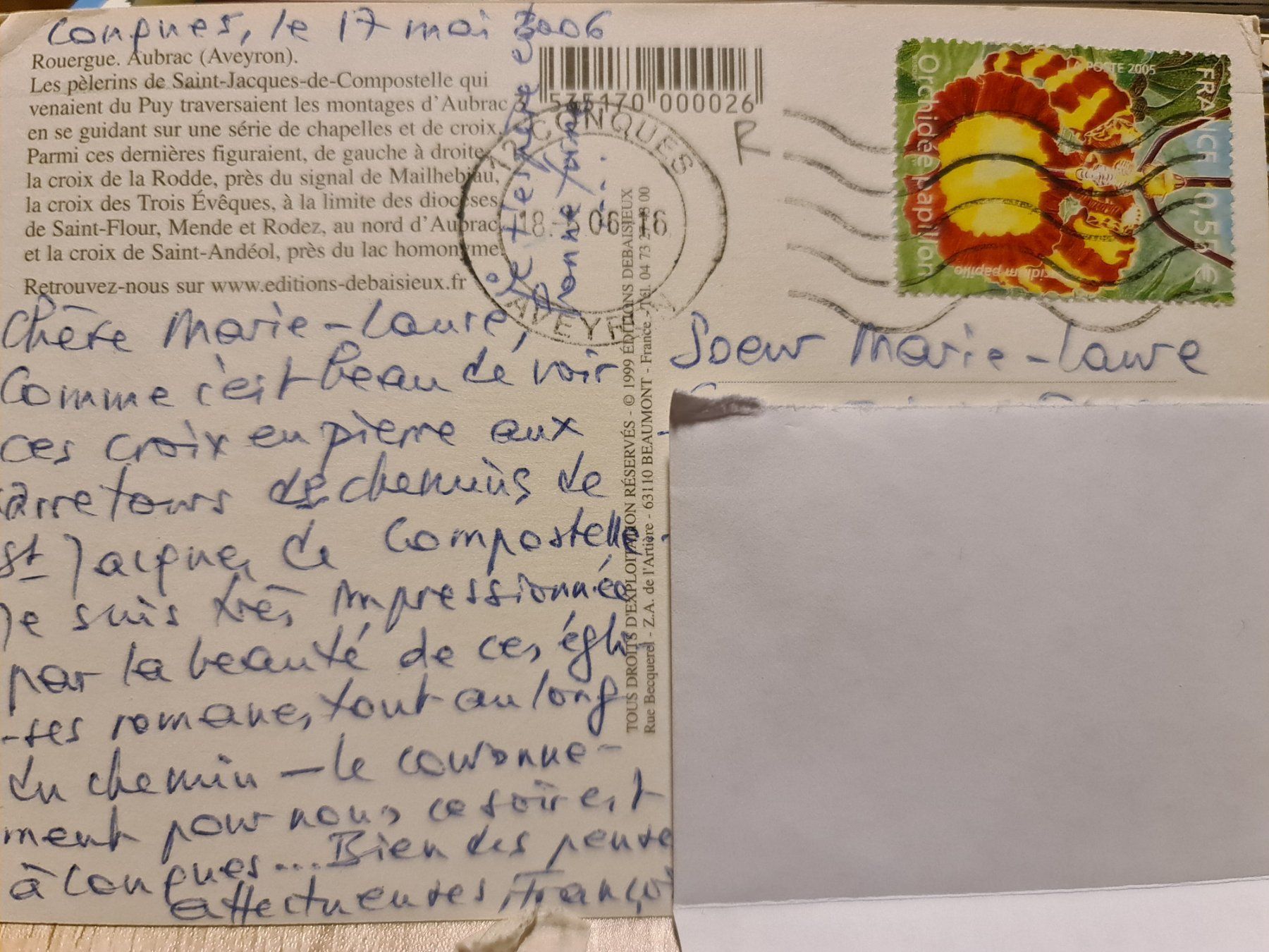 Cartes postales: Ansichtskarte Croix d'Aubrac Frankreich – D'occasion à Dintikon par Vexi 1