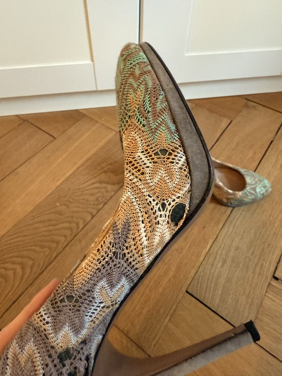 Missoni Scarpe da donna: Missoni Chevron Fabric Pumps / Heels, Gr. 37.5 – Usato da Zürich venduto da MCM11 4
