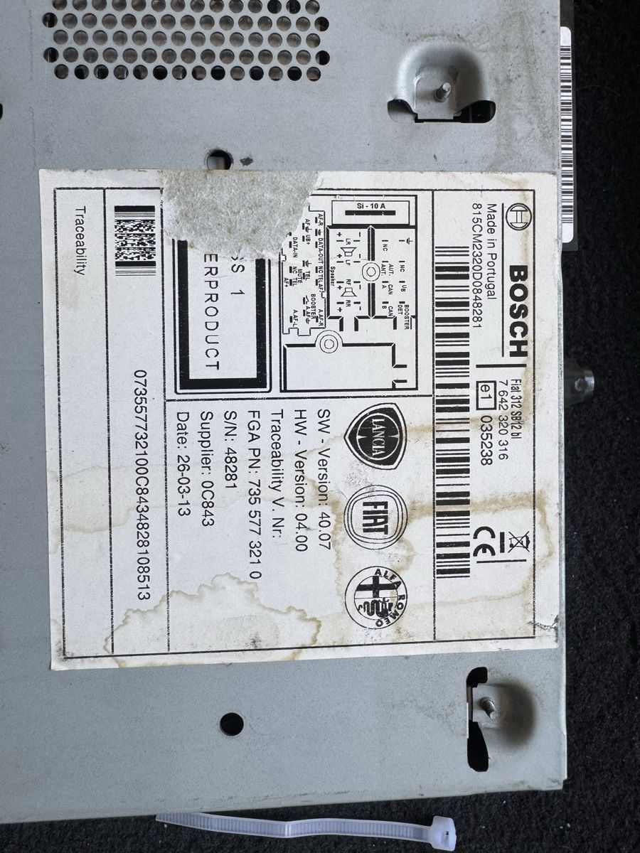 Bosch Radio: Fiat 500 Radio – Usato da Bronschhofen venduto da BCat7R 1