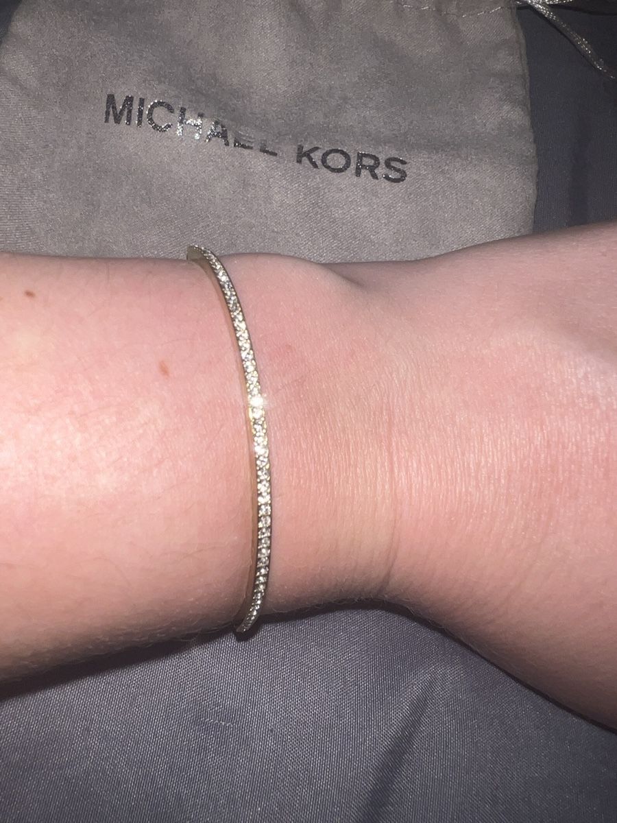 Michael Kors Armbänder & -reifen: Michael Kors Armreif Gold mit Strass – Neu (gemäss Beschreibung) aus Bilten von and_6hjn 2