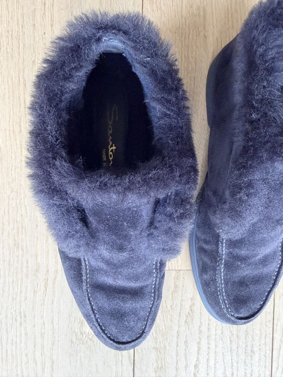 Santoni Scarpe da donna: Santoni, desert boots, navy, Gr. 39.5 – Usato da Basel venduto da Seimenboh 4