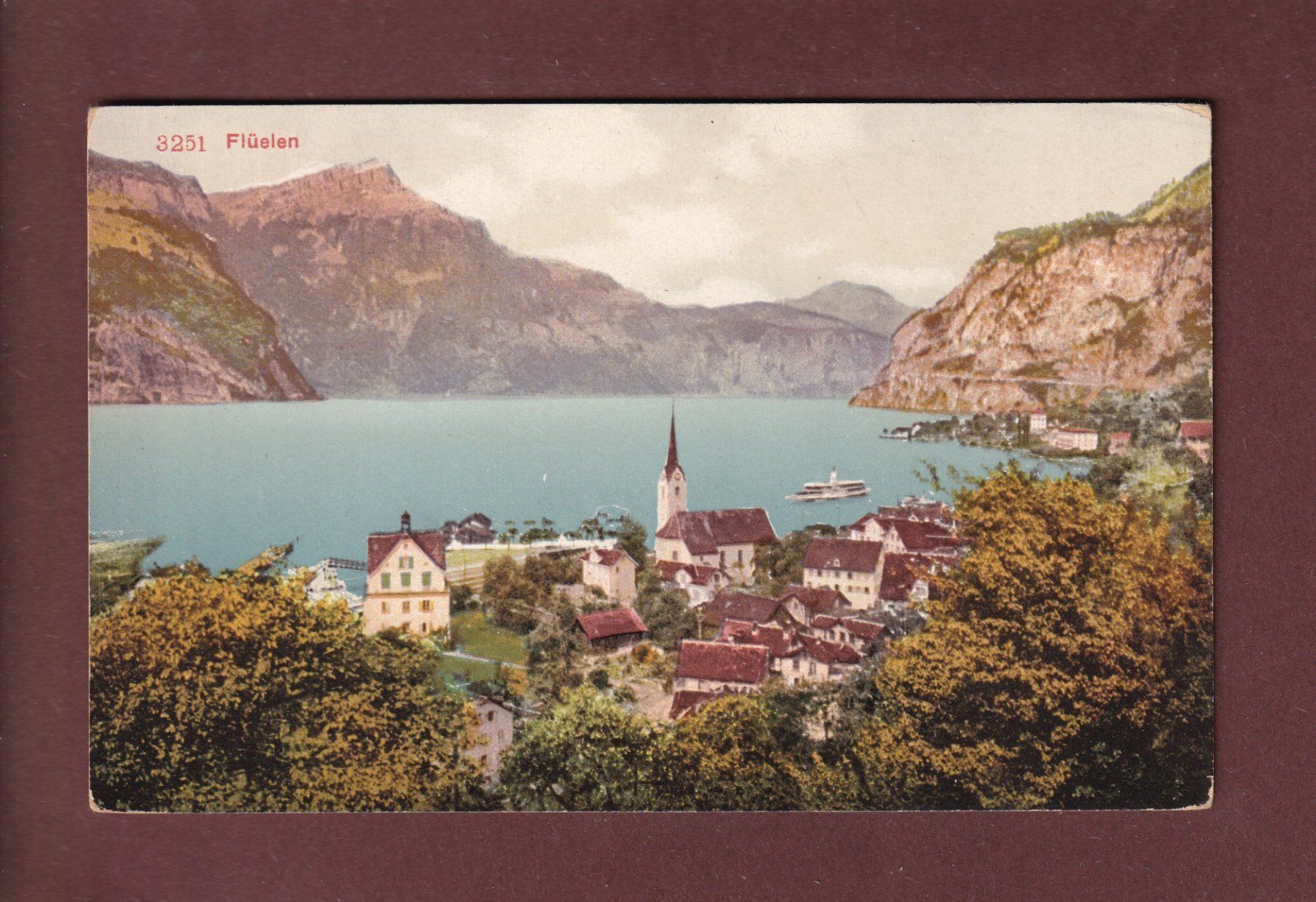 Cartoline postali: FLÜELEN – Usato da Pully venduto da nicecards