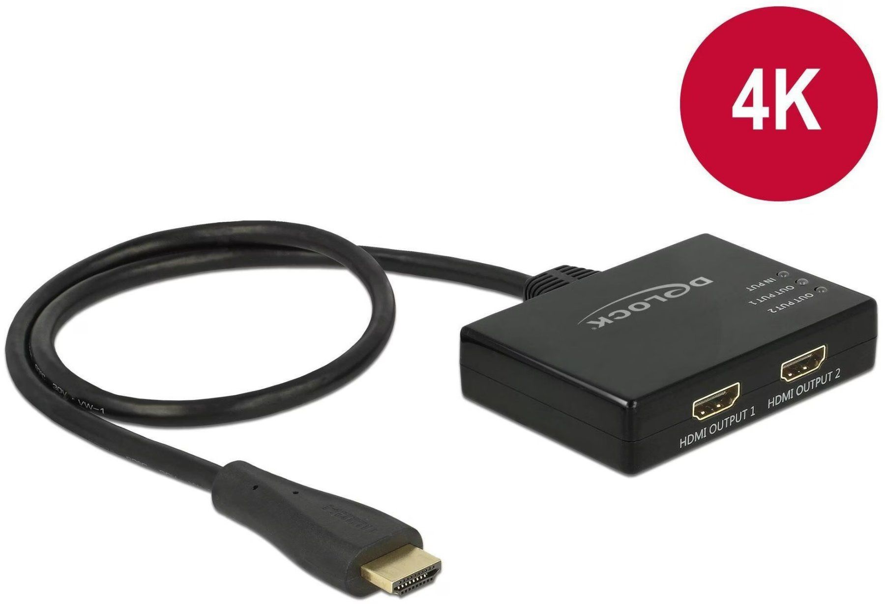 Adattatori: Delock Monitorsplitter HDMI – Nuovo (secondo la descrizione) da Zürich venduto da psoluch