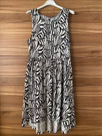 🤑  Zebra Damenkleid schwarz weiss M 🦓 🥂 💝