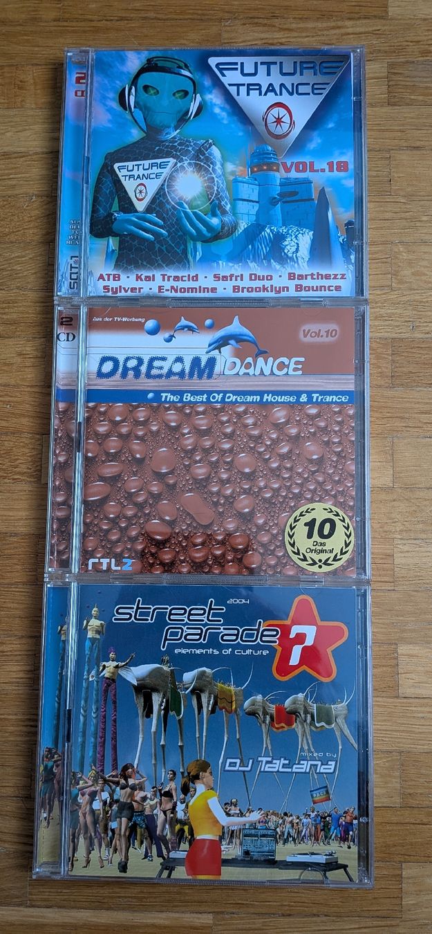 CD: Future Trance, Dream Dance, Street Parade - 3er CD Set! – Usato da Zürich venduto da Lalelu011