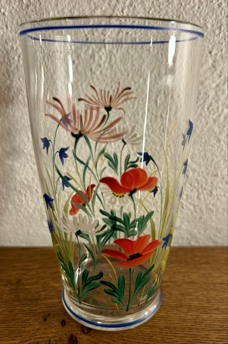 Bicchieri: Wasserkrug und 6 Gläser handbemalt – Usato da Oberhasli venduto da anzis 3