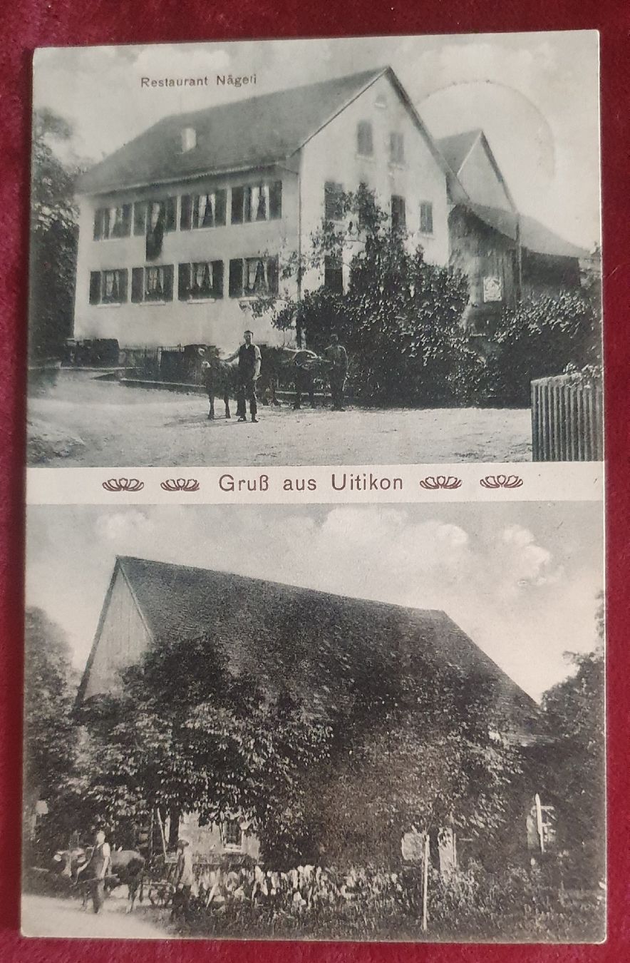 Cartoline postali: Gruss aus Uitikon - Restaurant Nägeli – Usato da Kreuzlingen venduto da Rschweiz1