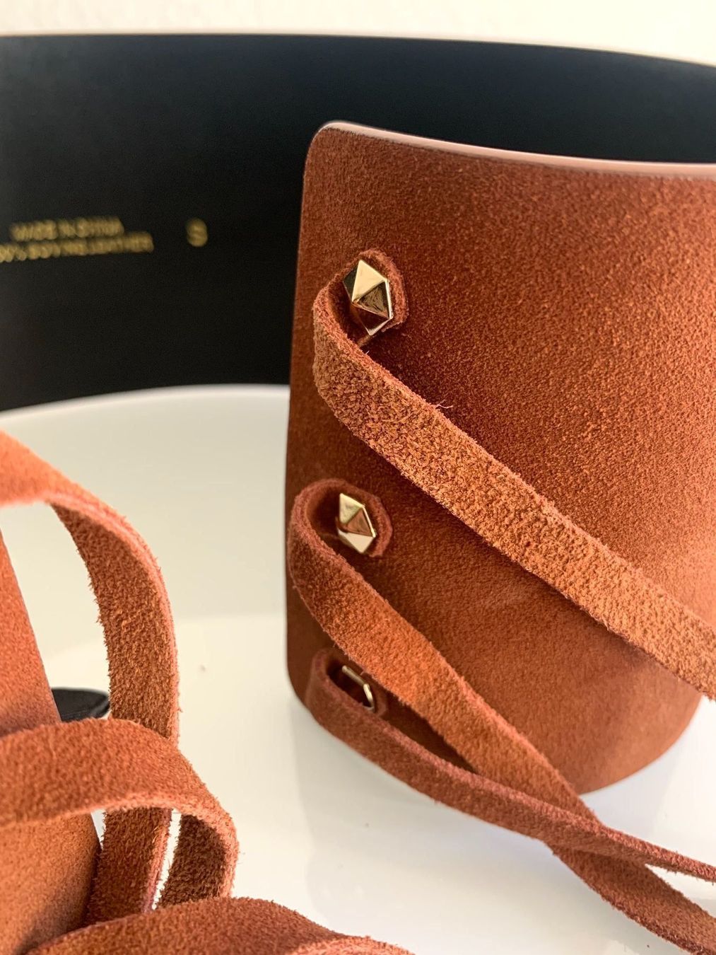 Twinset Cinture: Breiter Leder-Taillengürtel von Twinset – Nuovo (secondo la descrizione) da Bern venduto da Fraeuleinhonig 5