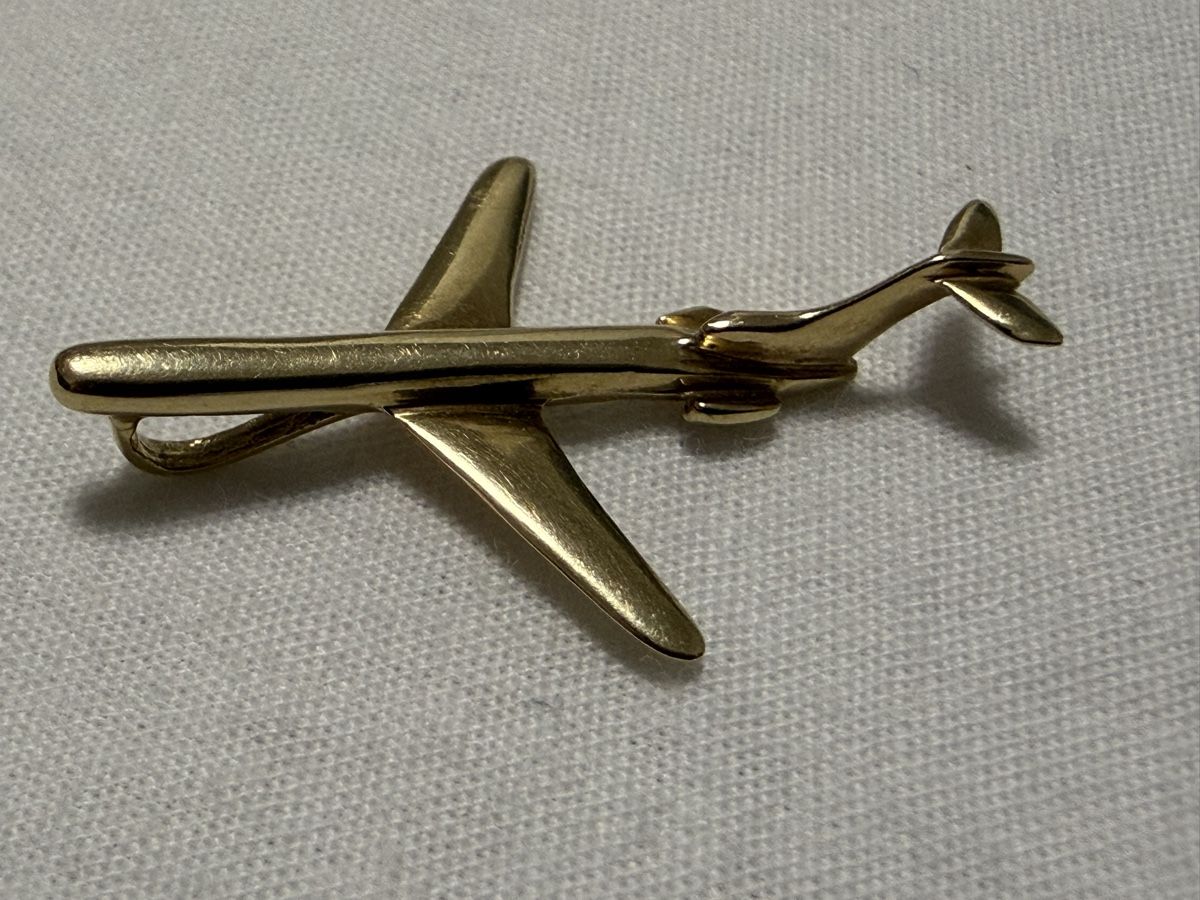 Anhänger: Flugzeug Anhänger Gold 14k – Gebraucht aus Oberhof von RealStone 1