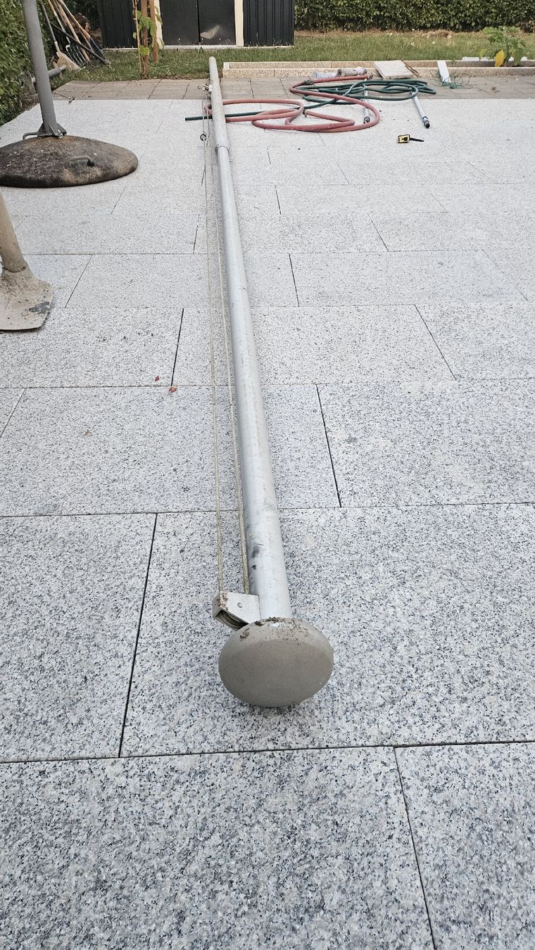 Fahnen: Fahnenmast ca. 8m – Gebraucht aus Rüdtligen von Neel6 1