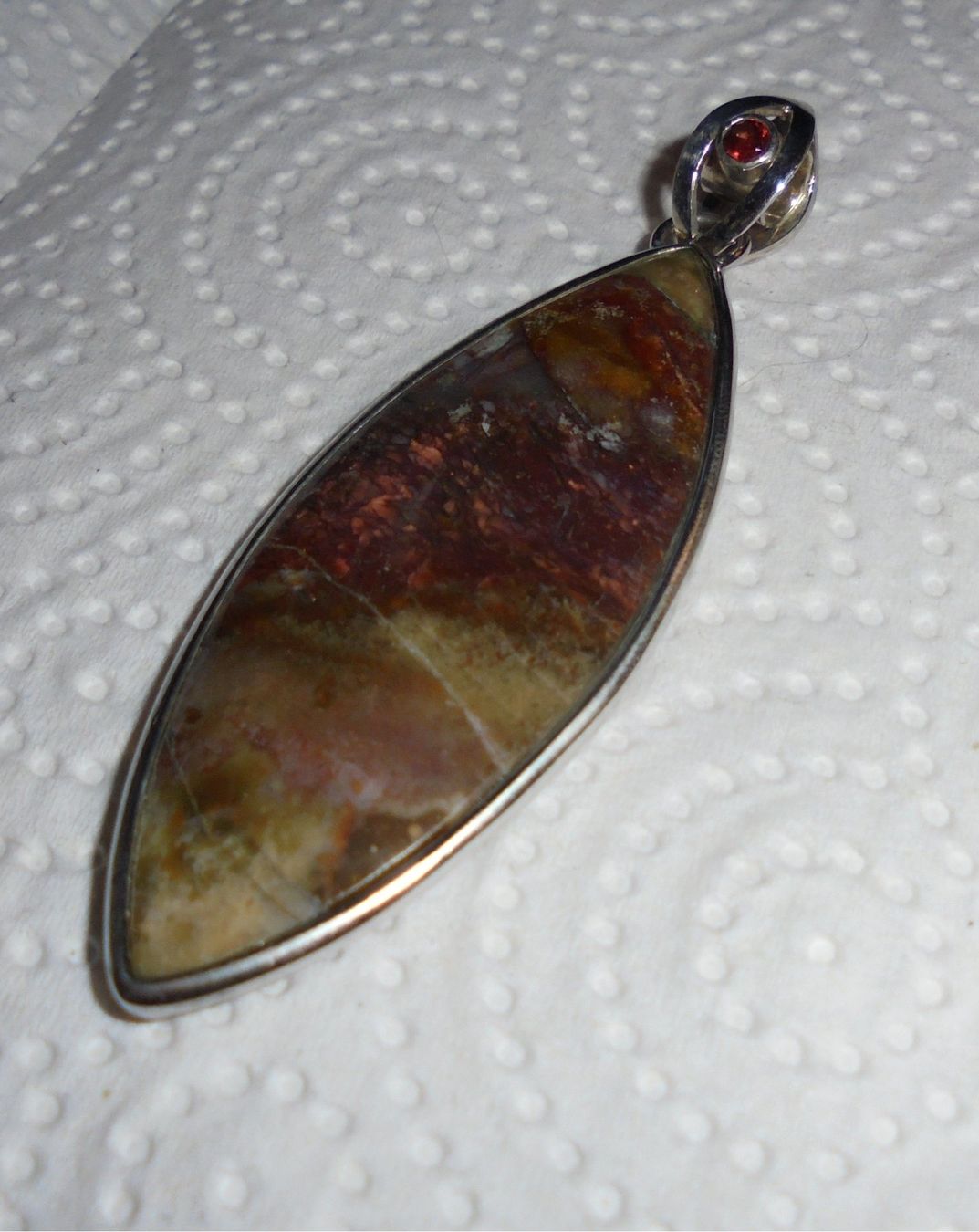 Anhänger: Echtschmuck: Holzopal-Silberanhänger – Neu (gemäss Beschreibung) aus Zuchwil von maumauchi 3