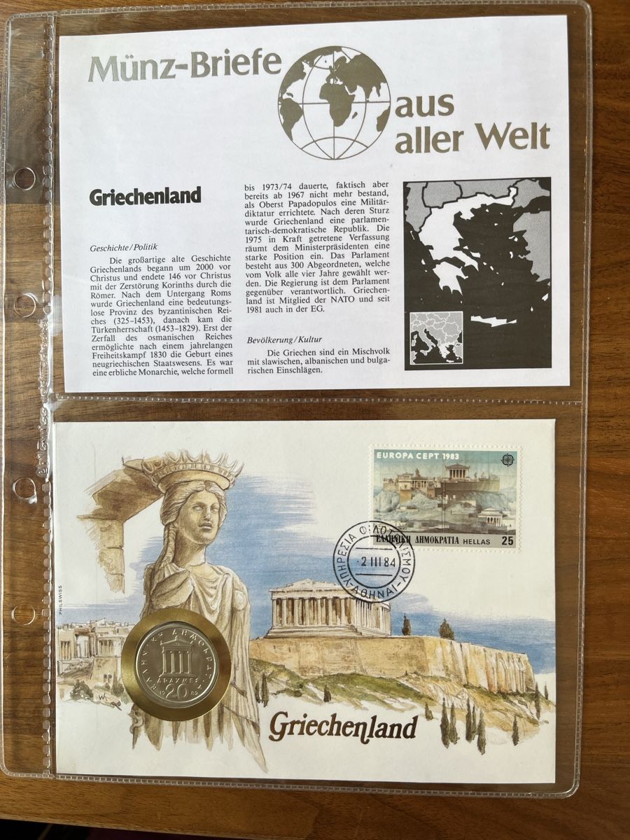 Tutti le monete: Münzbrief, 4 Stück – Usato da Netstal venduto da C-Joana 7