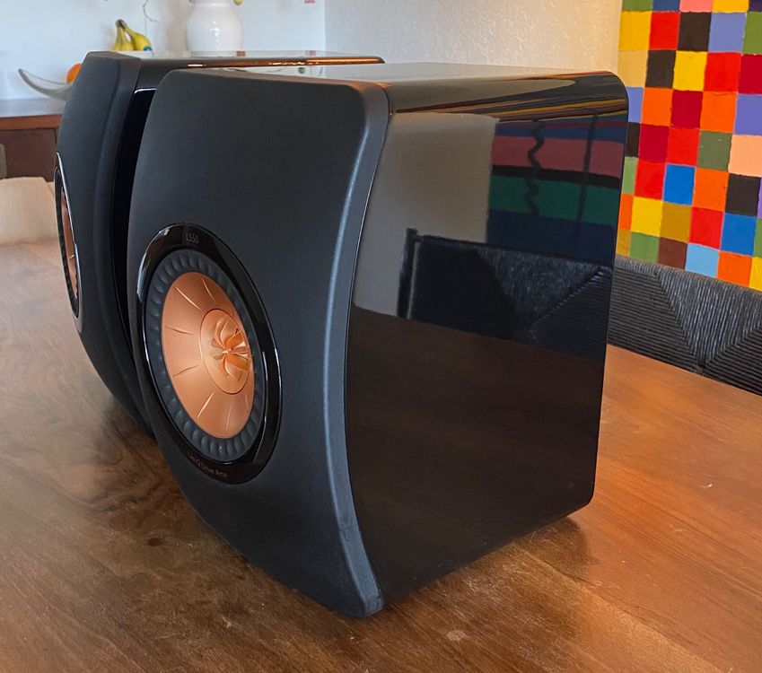 KEF LS50 Classic (Schwarz) Lautsprecher 4