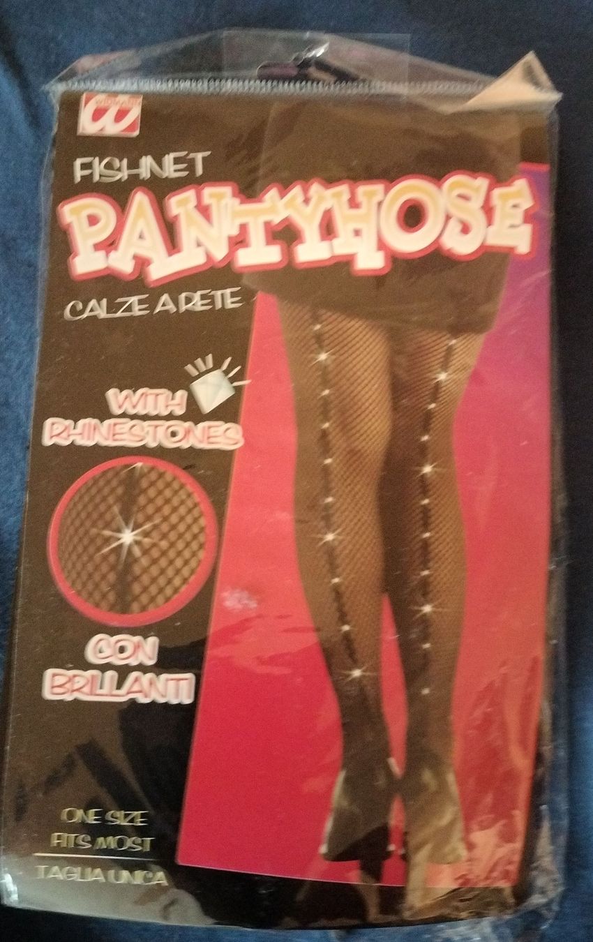 Calze & Collant: Strumpfhose schwarz mit Strasssteinen Grösse Einheitsgrösse – Nuovo e nell'imballaggio originale da Gümligen venduto da Fantapanda 2