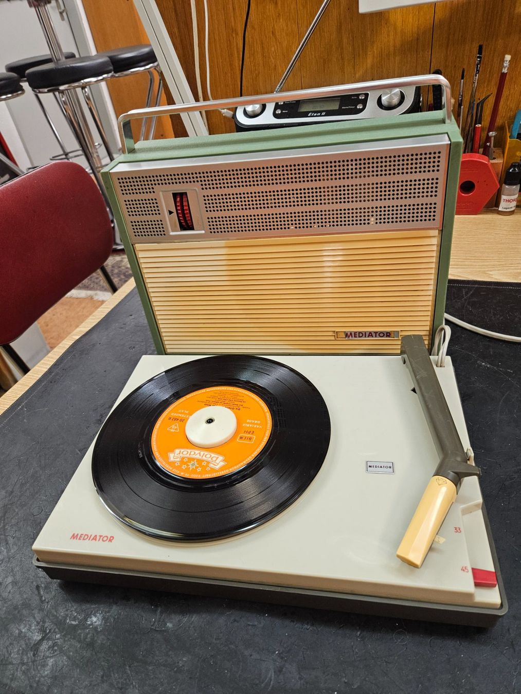 Philips Giradischi: Kofferplattenspieler Philips Mediator – Usato da Herzogenbuchsee venduto da phonowelt