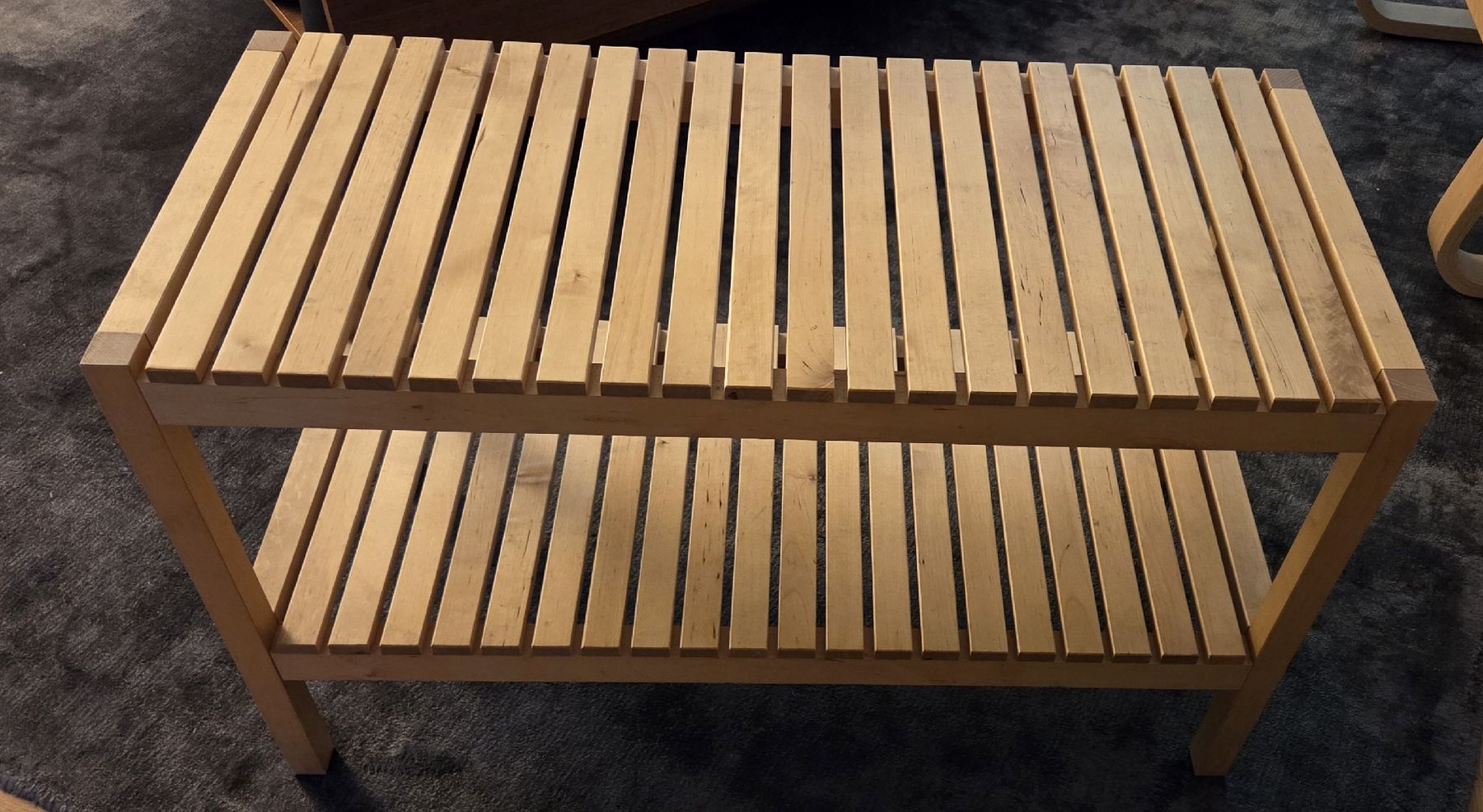 Bänke: Banc en bois avec étagère – Gebraucht aus Carouge GE von LidieLot 2