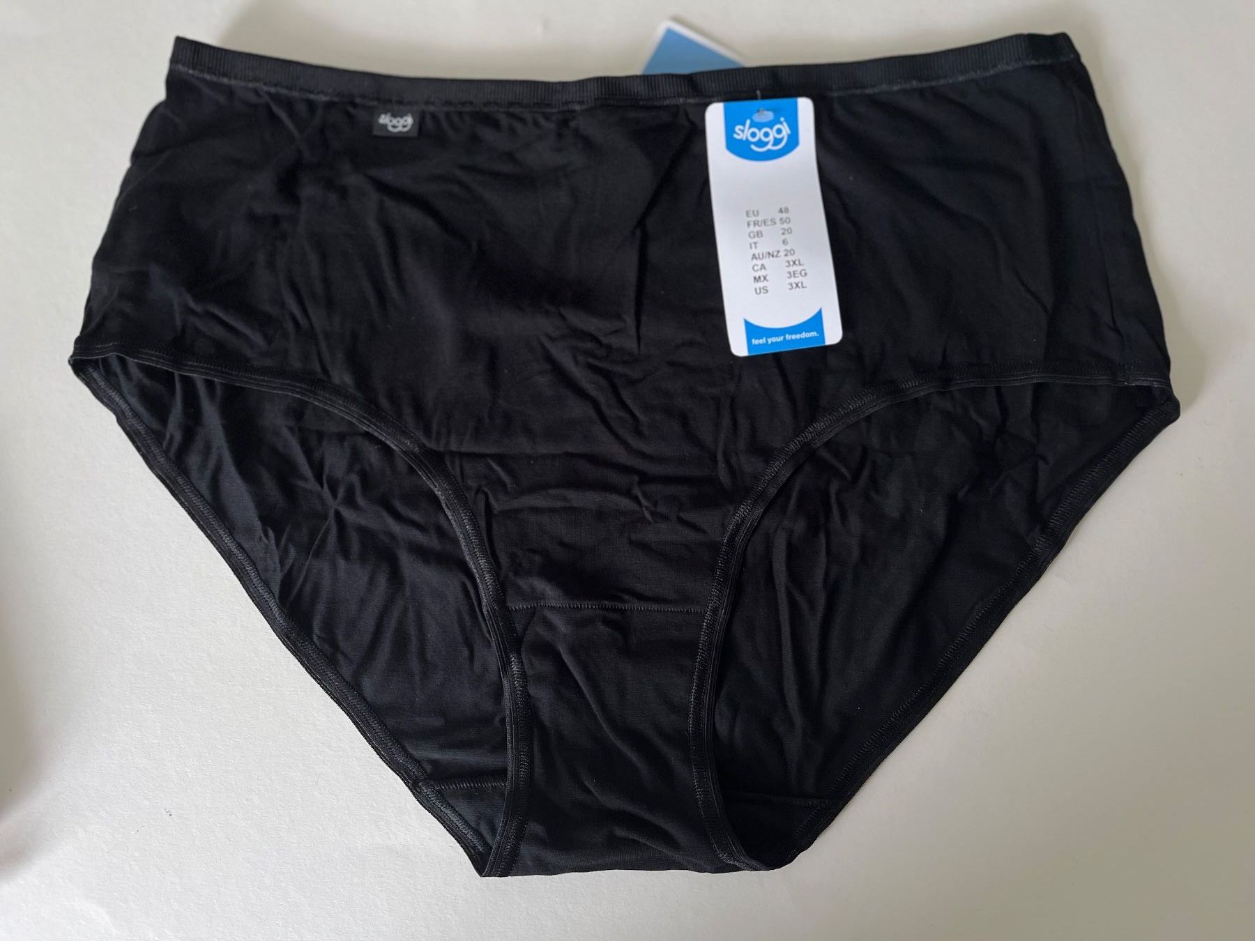 Sloggi Altra biancheria intima: SLOGGI, EverNew Midi, Grösse 48, 1 Stück, Schwarz – Nuovo e nell'imballaggio originale da Rudolfstetten venduto da gst_g7xl 3